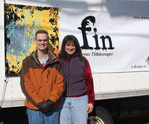 back to the beginning - Pete and Dora selling seafood out of a refrigerated truck in parking lots around the Capital Region