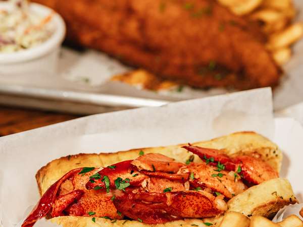 fish fry, hot lobster roll
