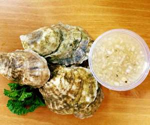oysters and mignonette - a perfect combination